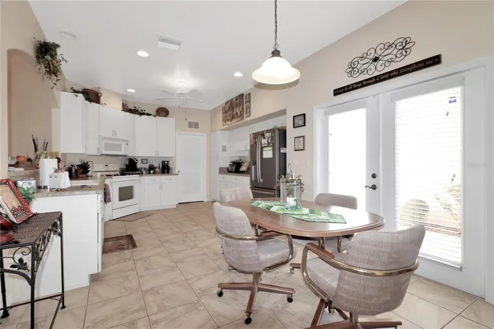 large kitchen with a gas range