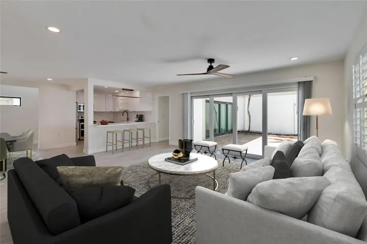 Virtually Staged Great Room