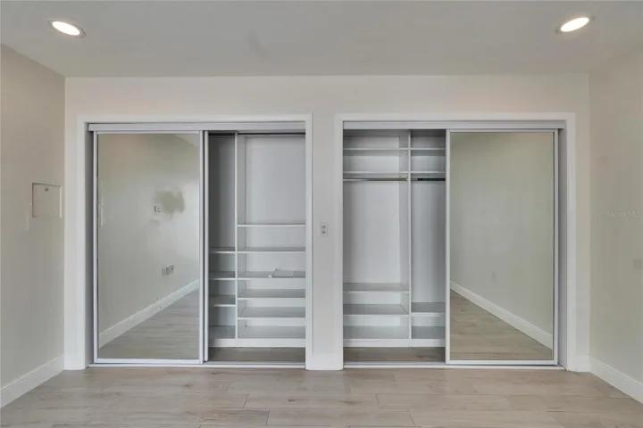 Dual Built in closets