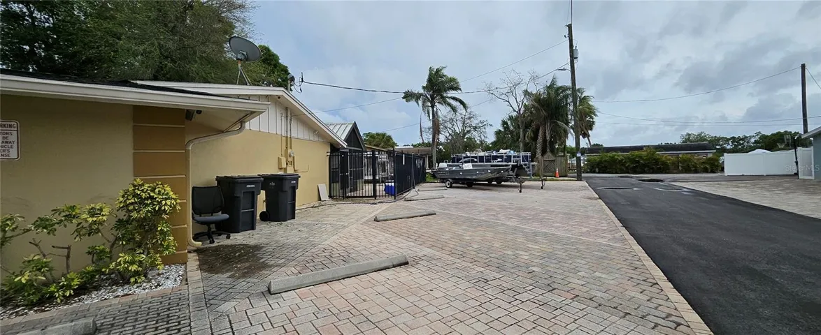 Brick Pave Parking Lot