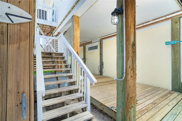 Stairs to Entry.
