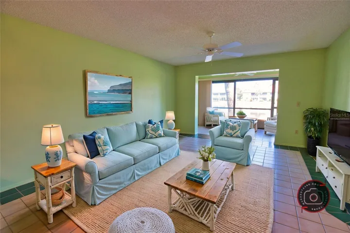 Virtually staged-Living Room