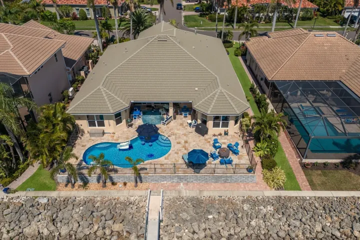 Expansive Outdoor Veranda with Pool & Gas Firepit