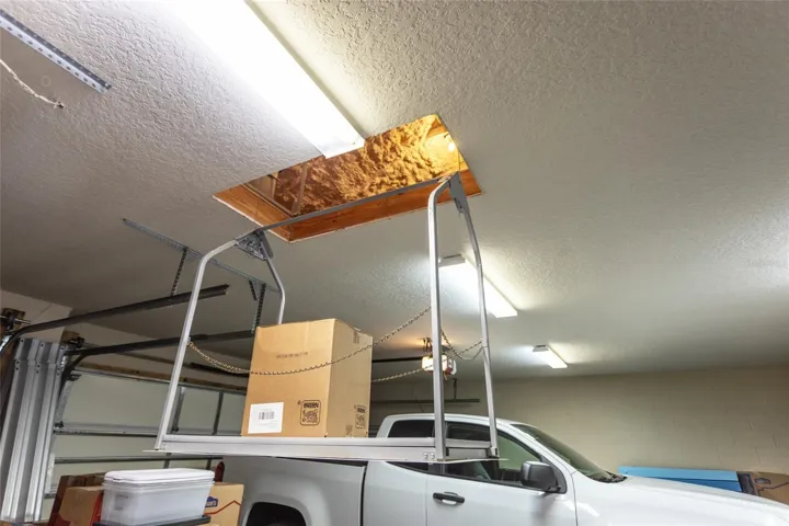 Versa lift in garage
