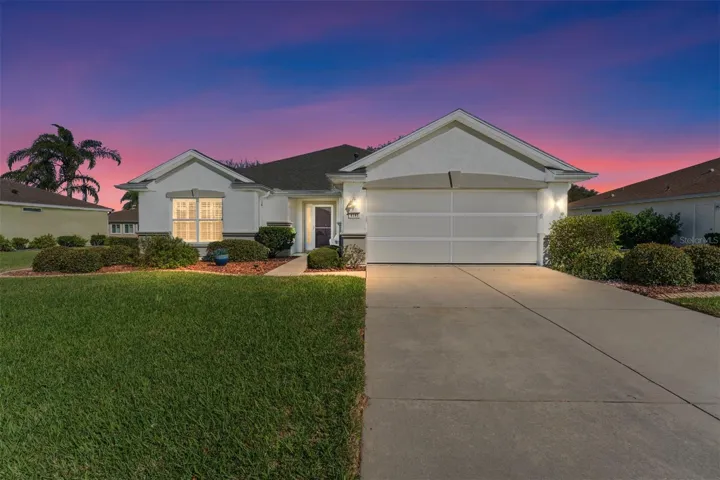 Twilight Front of Home