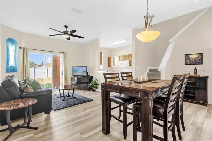 Living Room & Dining