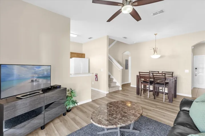 Living Room & Dining