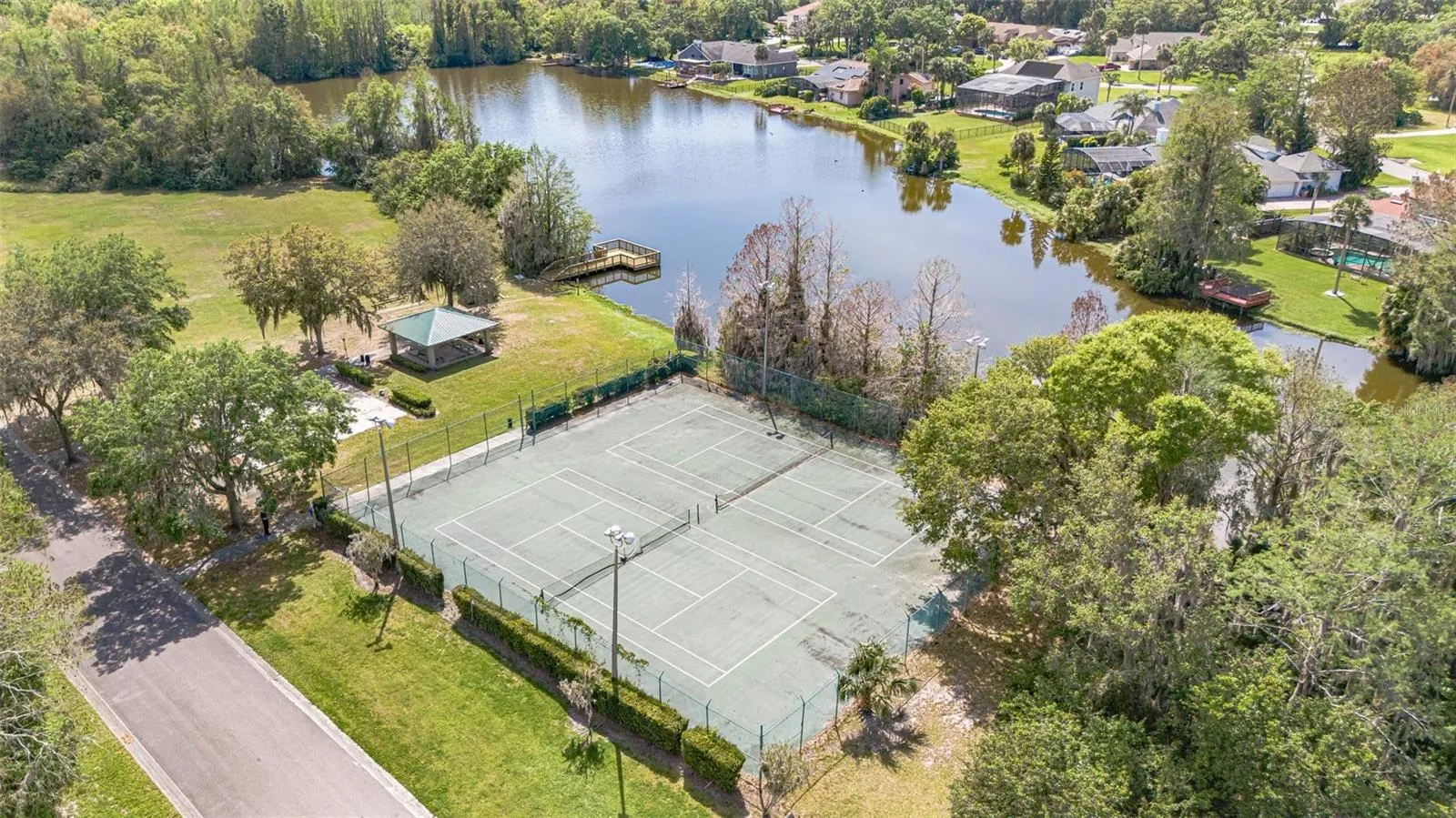 HIDDEN HARBOR AMENITIES - TENNIS COURTS, BASEBALL DIAMOND, BASKETBALL COURTS, GAZEBO AND FISHING PIER