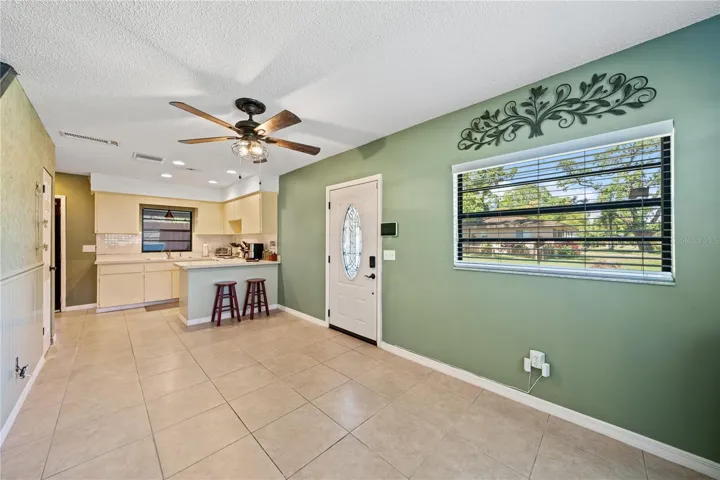 kitchen and dining room in apartment