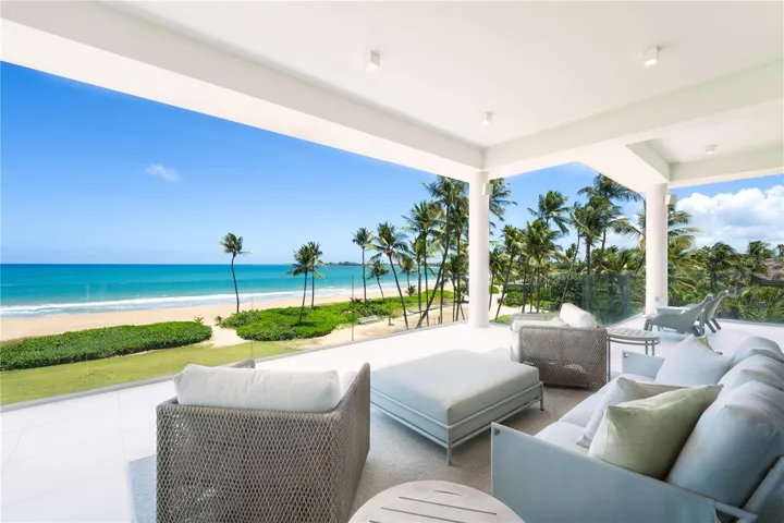 Beachfront view