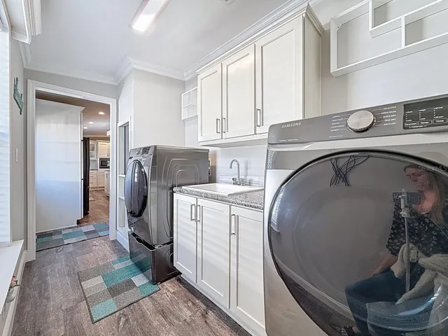 Utility Sink in Laundry Room