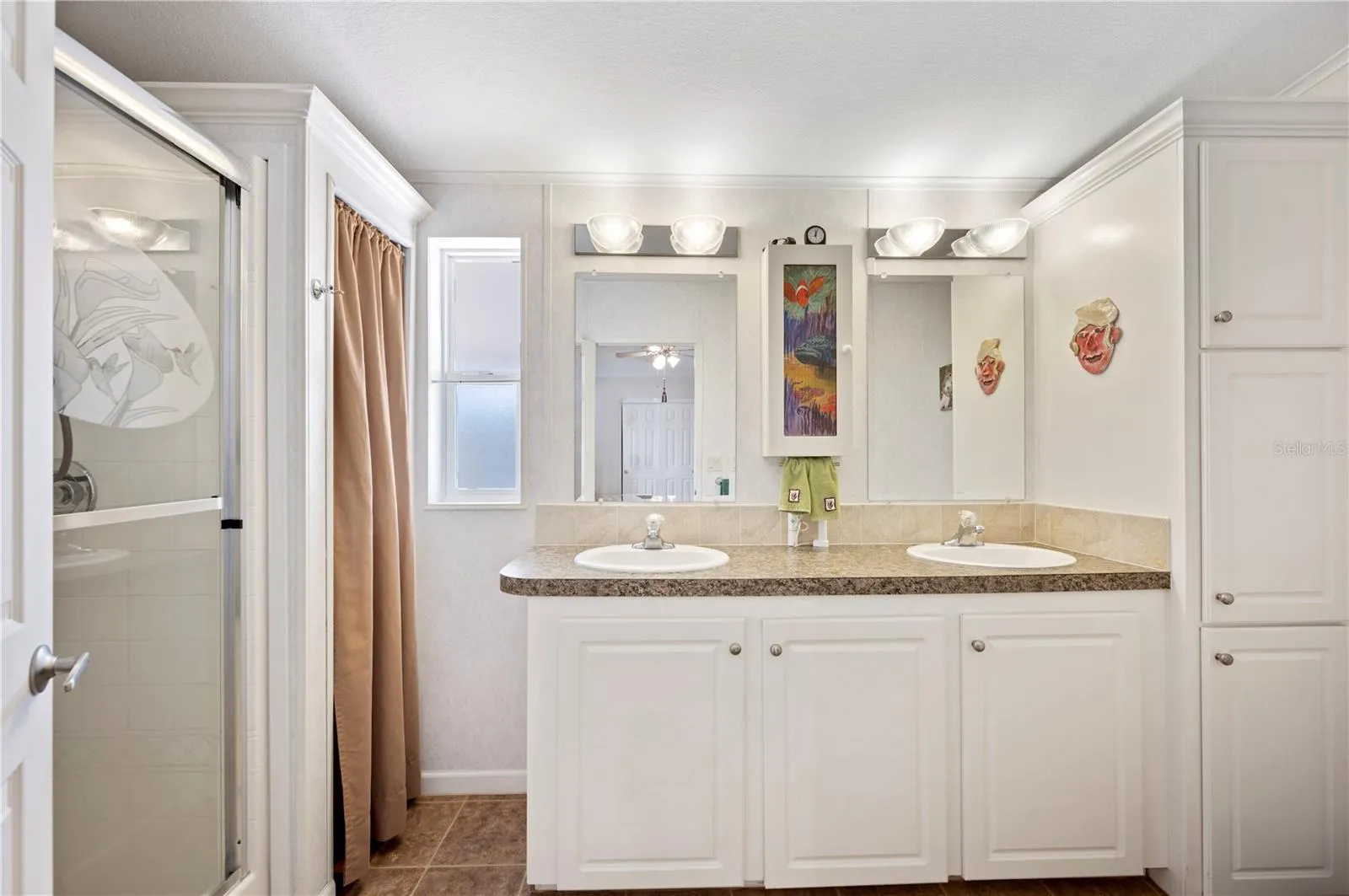 Primary Bathroom, double vanities