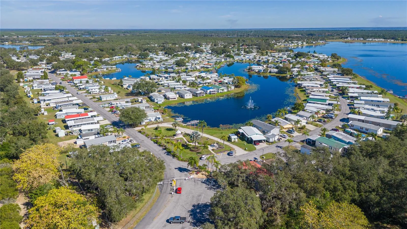 Community entrance - butterfly park, boat ramp