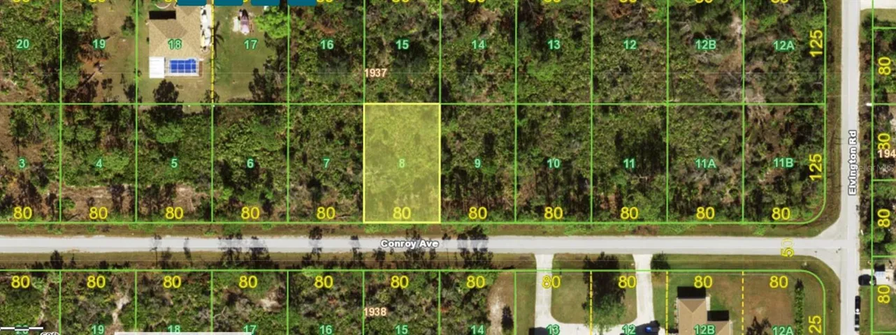 12188 Conroy Ave, Port Charlotte, Florida 33981, ,Land,For Sale,CONROY,C7507407
