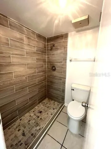 Master shower