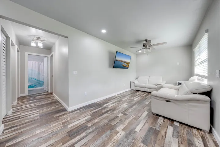 Living Room and Hallway