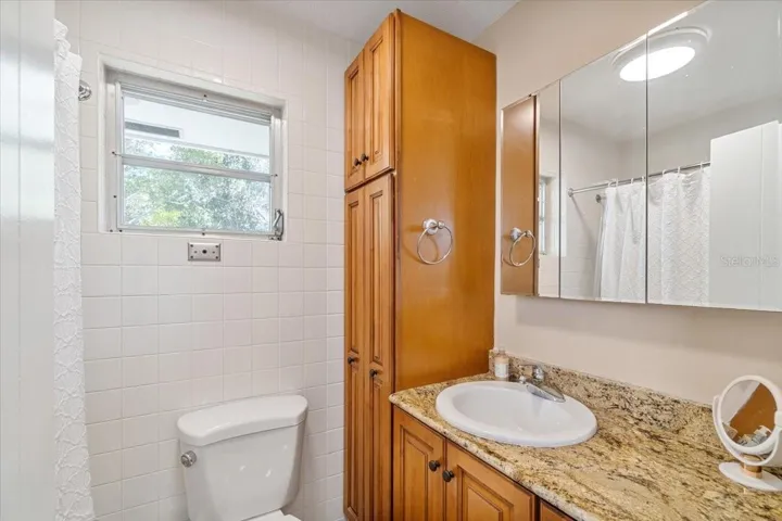 Guest bathroom conveniently located near the main living area.