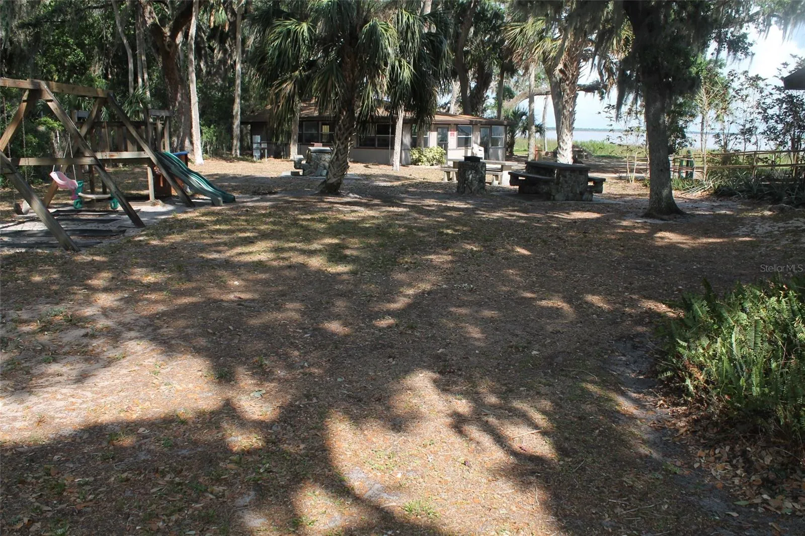 Playground, clubhouse and picnic area