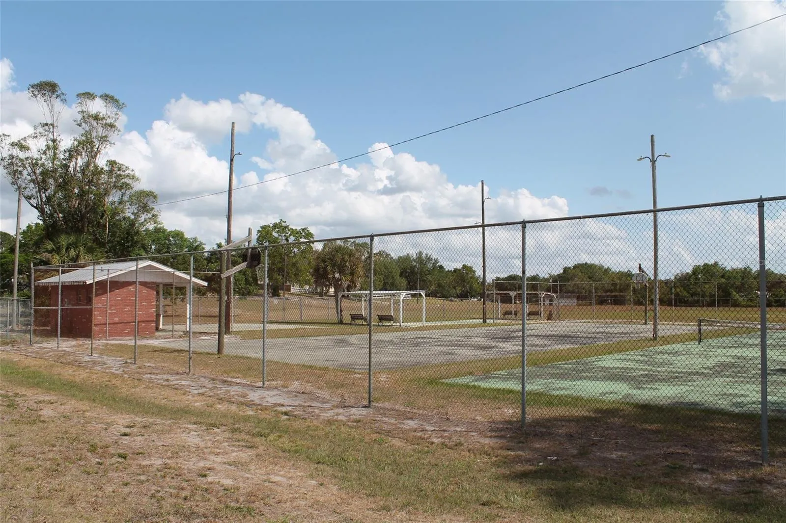 Basketball, Tennis and Shuffleboard Courts.