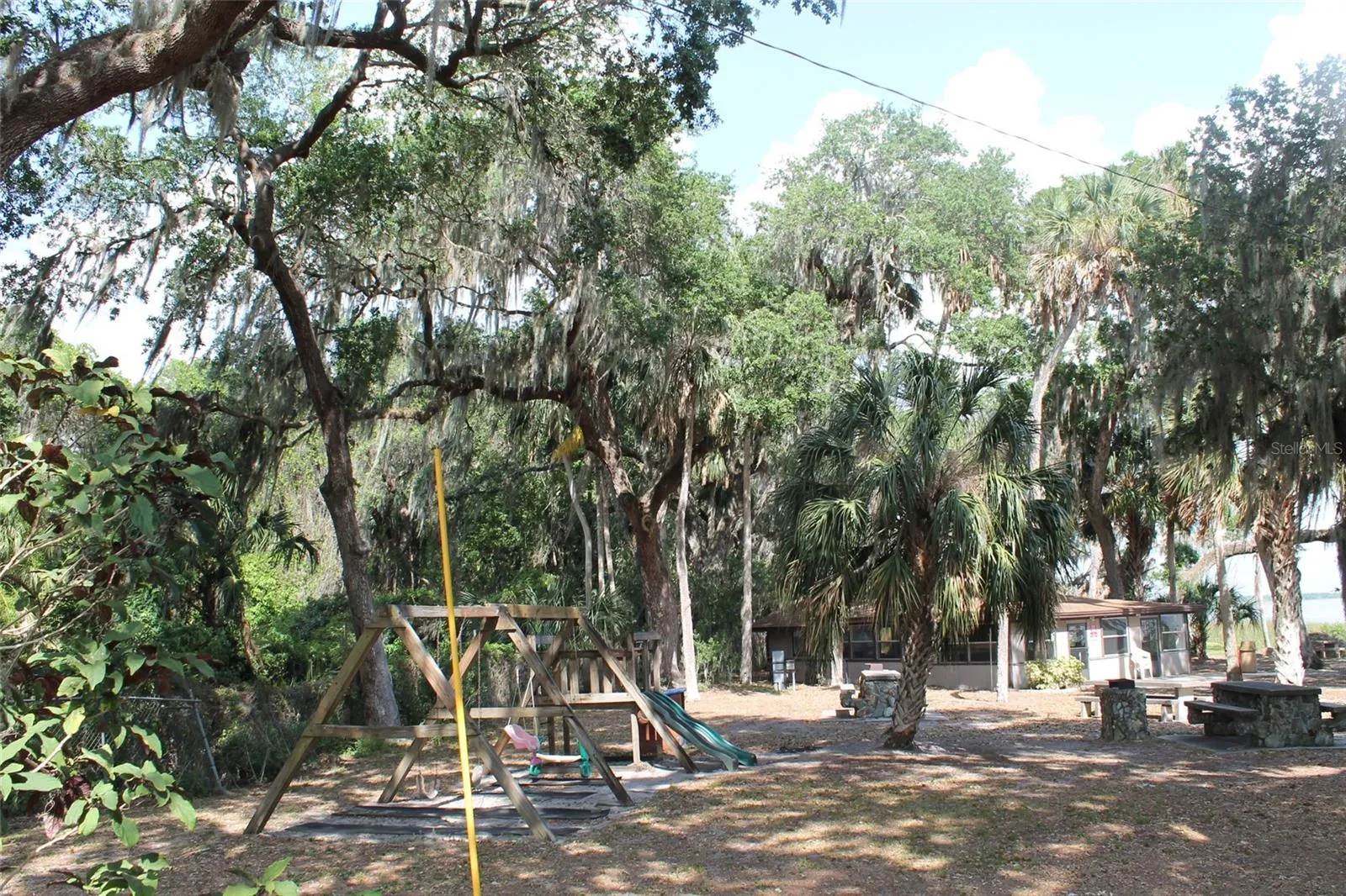Playground, clubhouse and picnic area