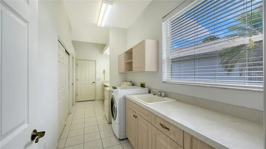 Large laundry room