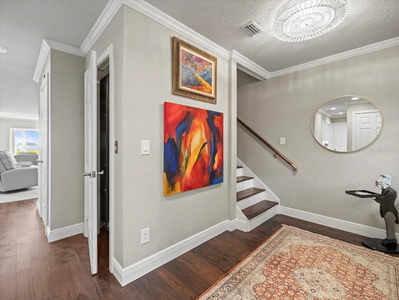 Foyer, Elevator and Stairway
