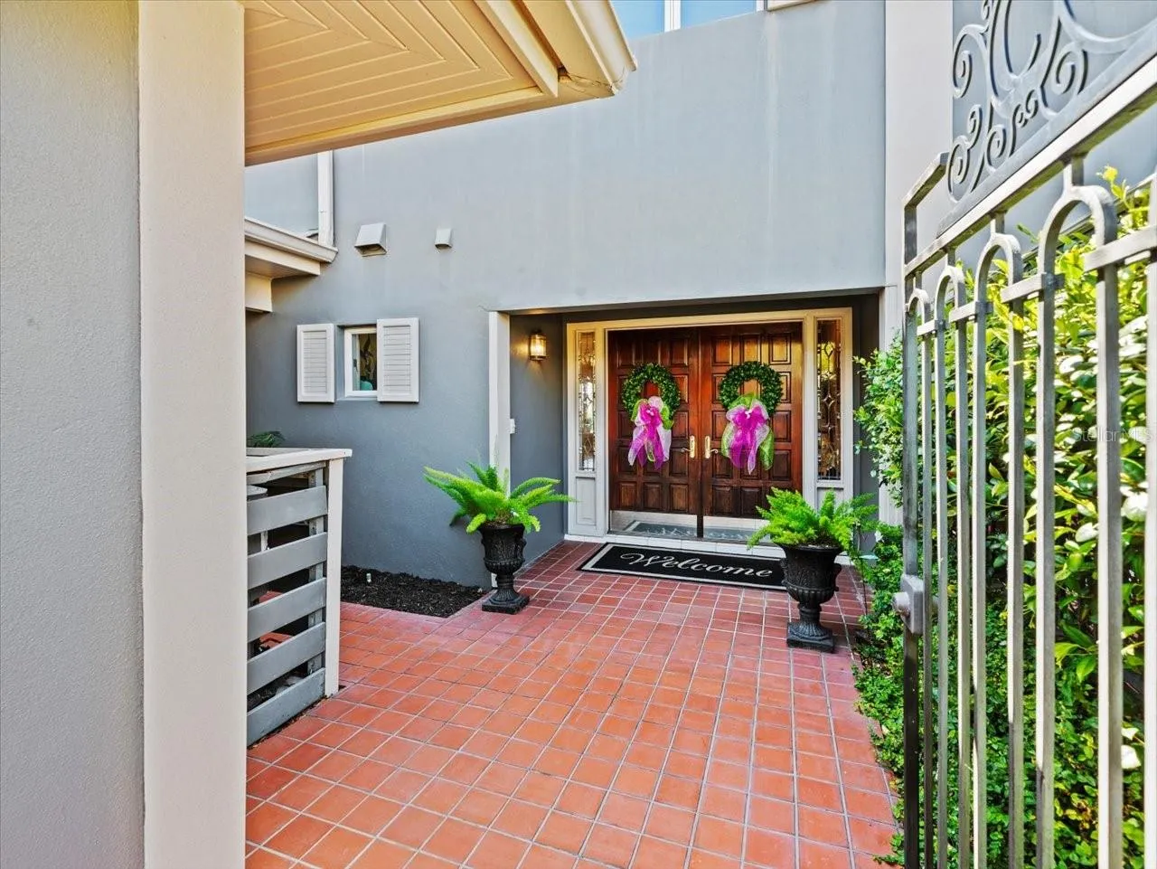 Gated Courtyard Entry