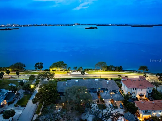 Twilight of property and view just after sunset