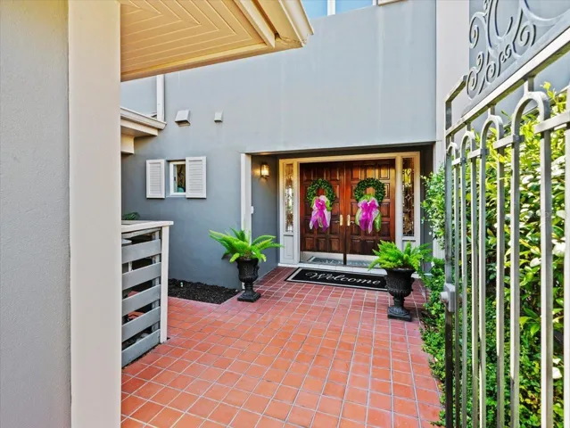 Gated Courtyard Entry