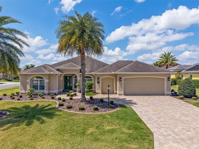 FRONT EXTERIOR - Pristine 3 BR / 2 BA / 2.5 GAR NATCHEZ Premier Home on a CORNER LOT in the all Premier enclave of the VILLAGE of BRIDGEPORT @ LAUREL VALLEY!