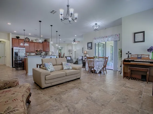 Family Room off the Kitchen