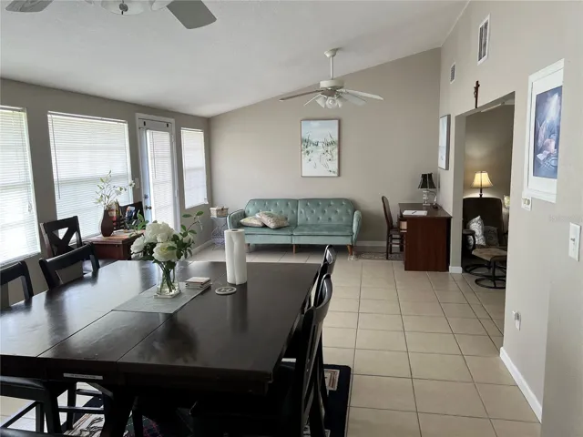 From Kitchen showingDining Room and Family Rm