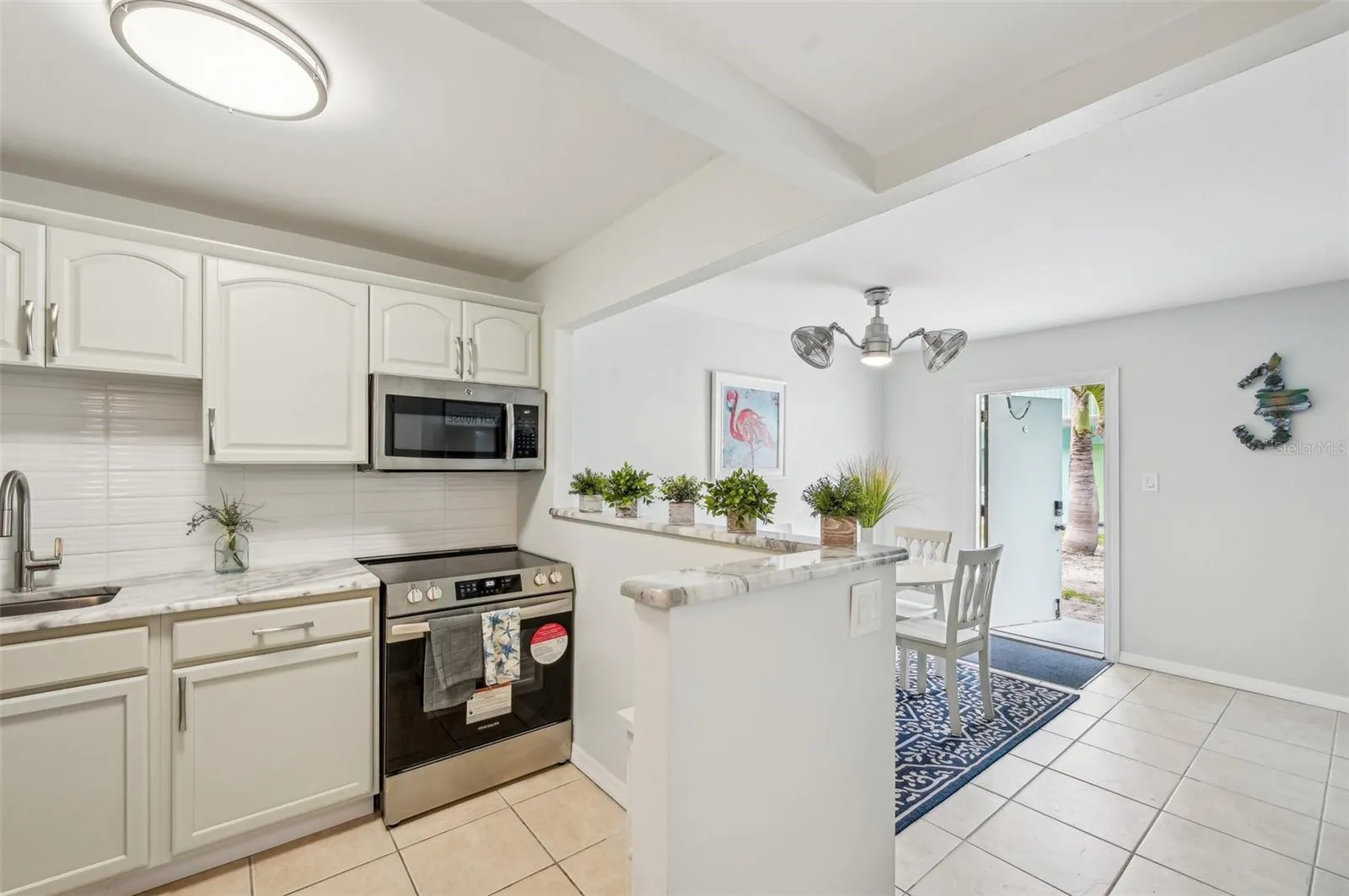 Kitchen with ample cabinet space and functional layout