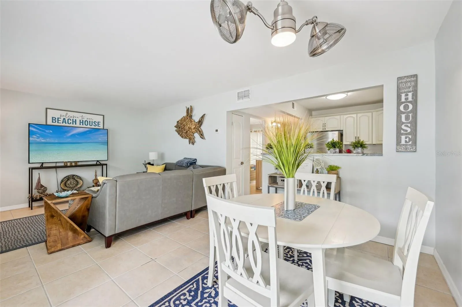 Eating area with convenient access to kitchen