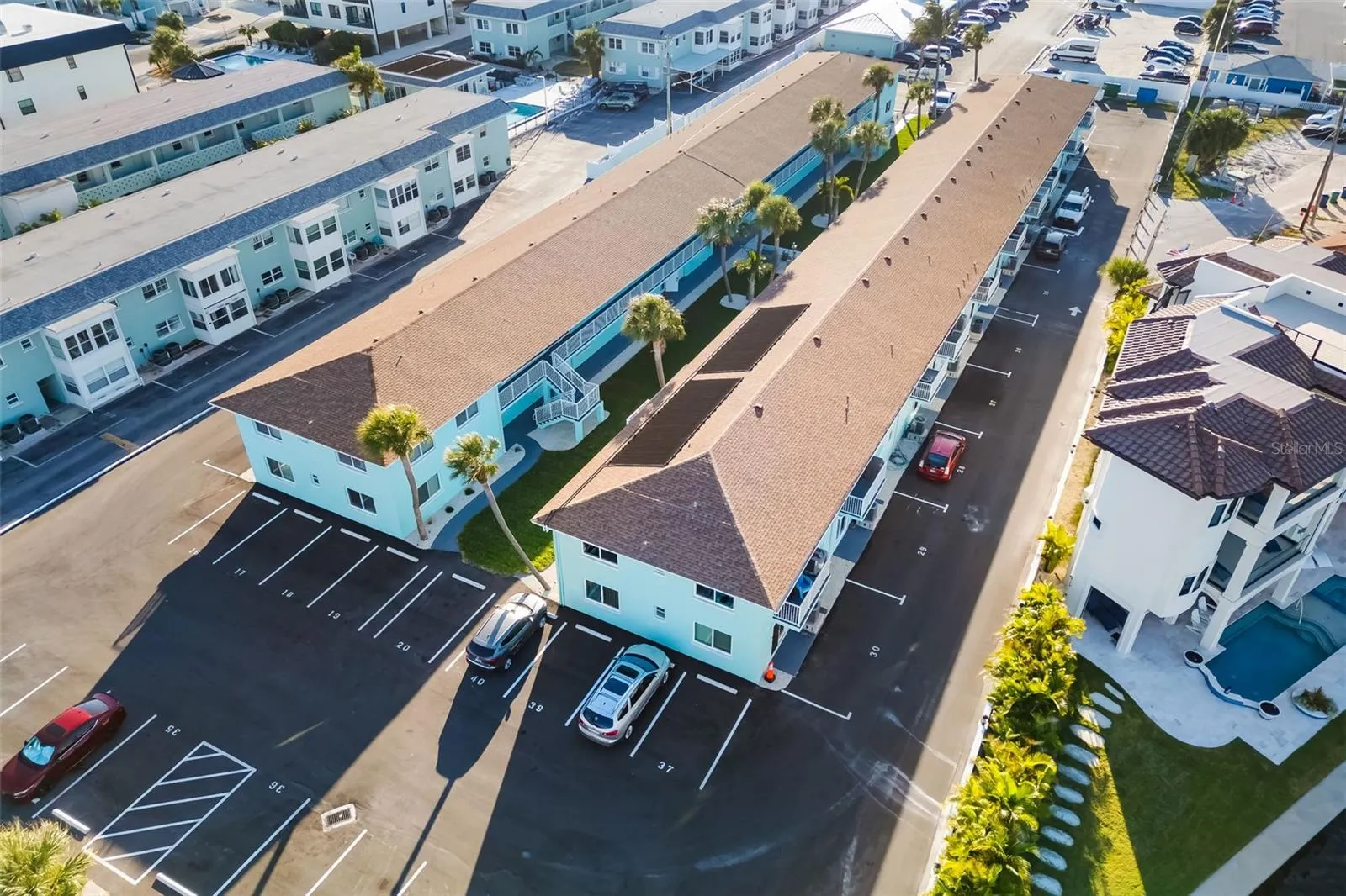 Community layout featuring multiple buildings and easy access throughout the property.