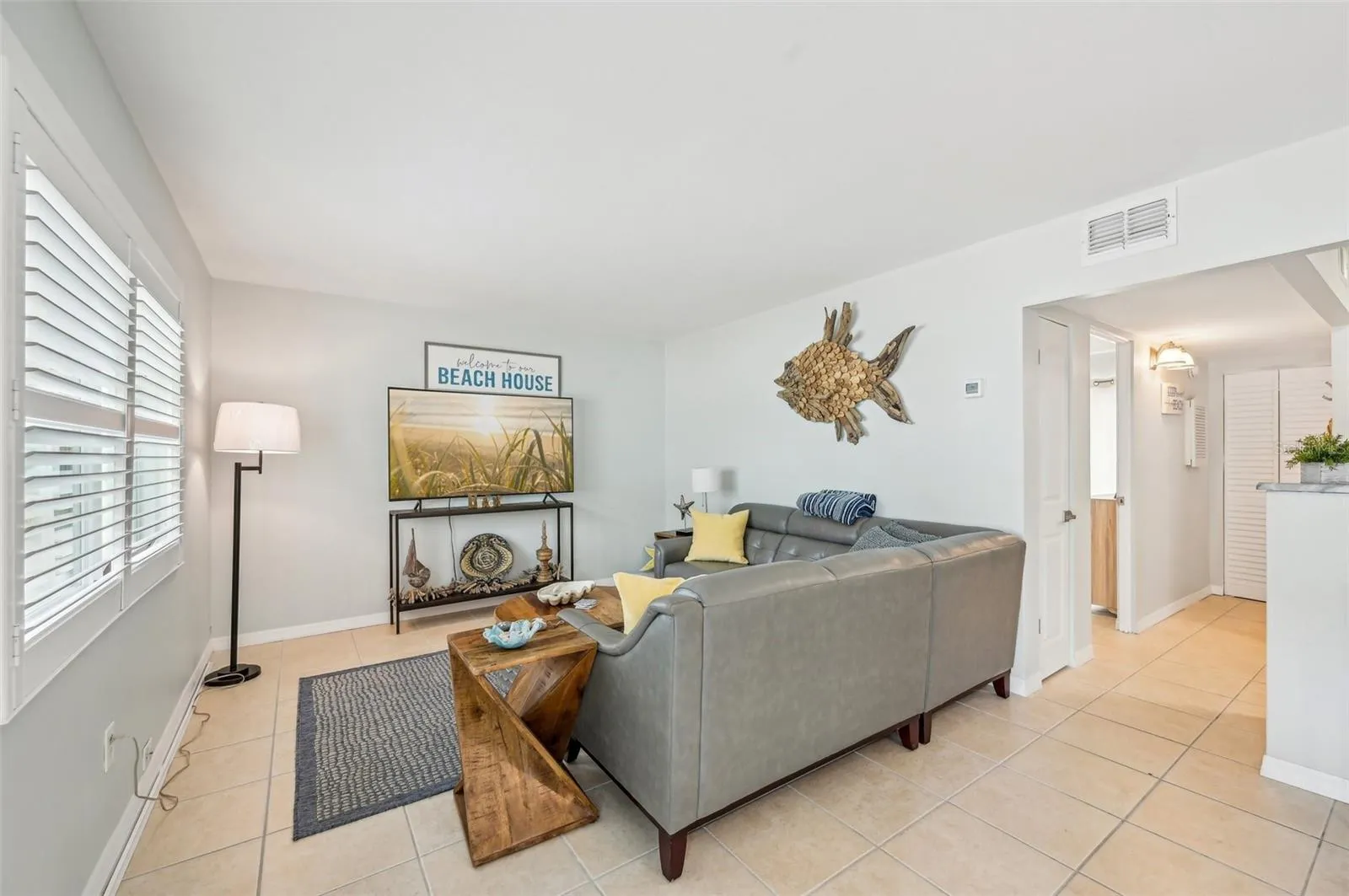 Living area with natural light and open layout