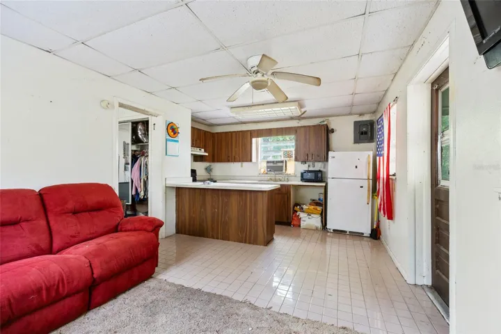 Lower Level Living/Kitchen