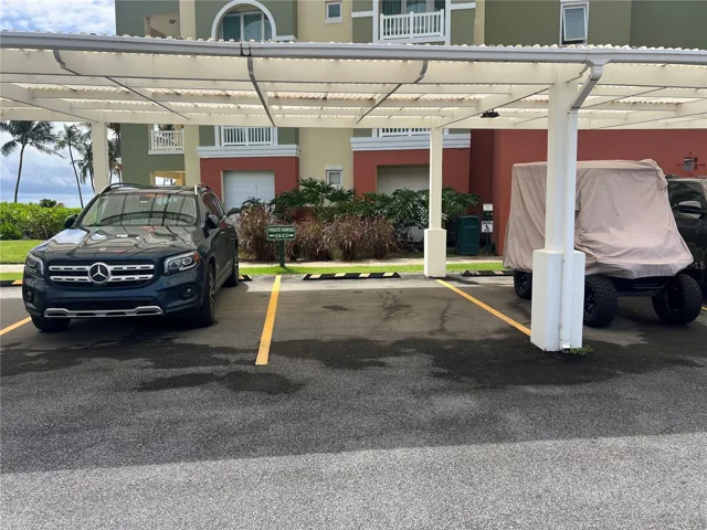 Assigned covered parking