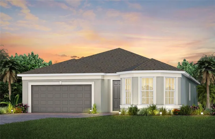 Exterior Design. Artistic rendering for this new construction home. Pictures are for illustrative purposes only. Elevations, colors and options may vary.