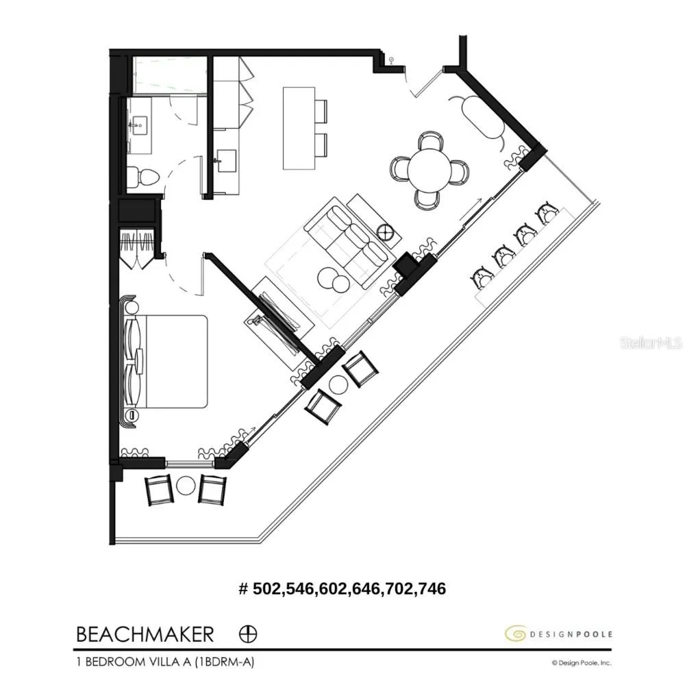 #22 Villa Suite A 1 bedroom - exact floor plans and pricing may vary