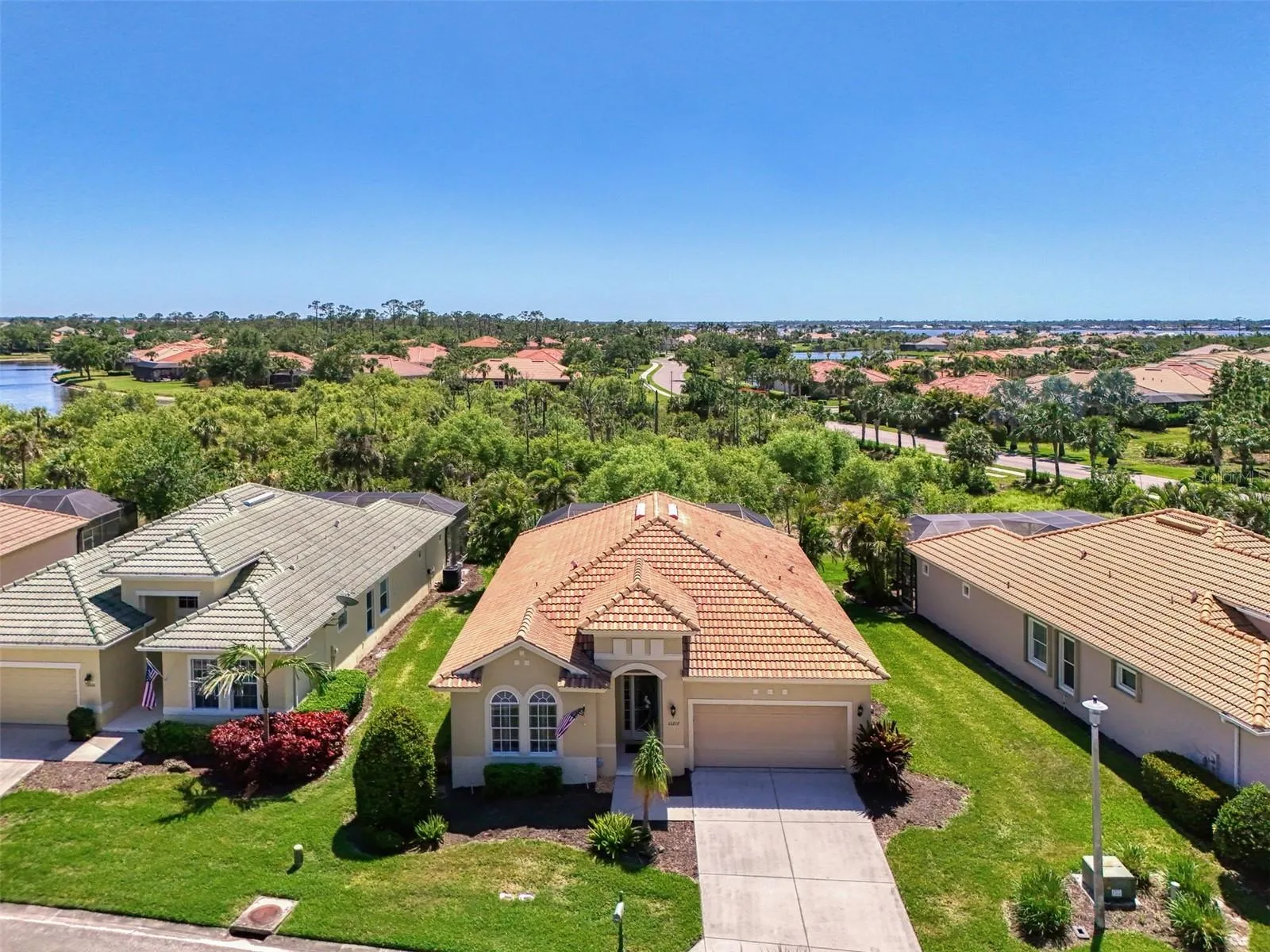 Privacy at front: No homes across street. Only preserve, sidewalk &amp; landscaped common area.