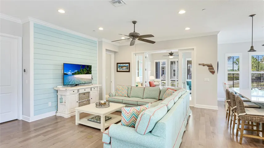 Great Room View to Sun Room