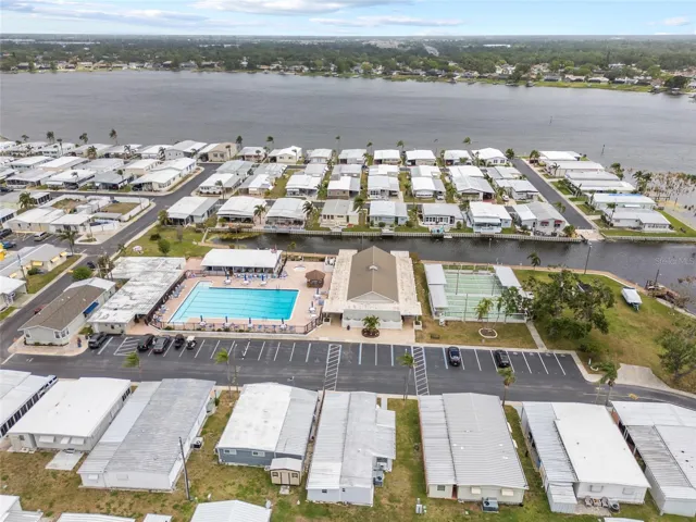 OVERHEAD VIEW OF POOL