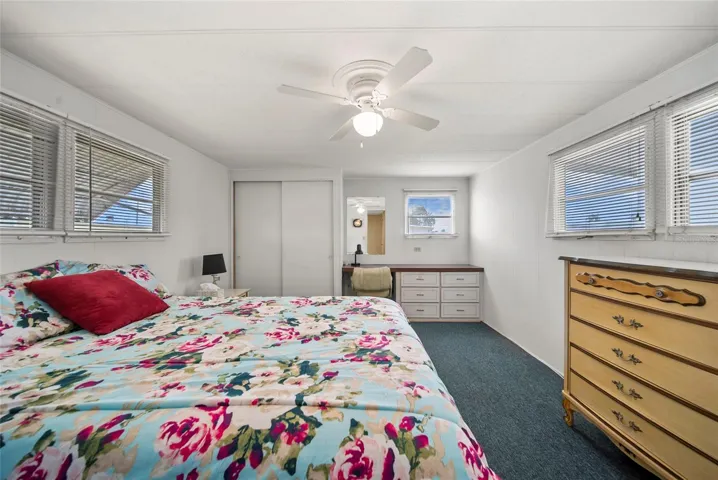 MASTER BEDROOM W/2 CLOSETS + AMPLE STORAGE