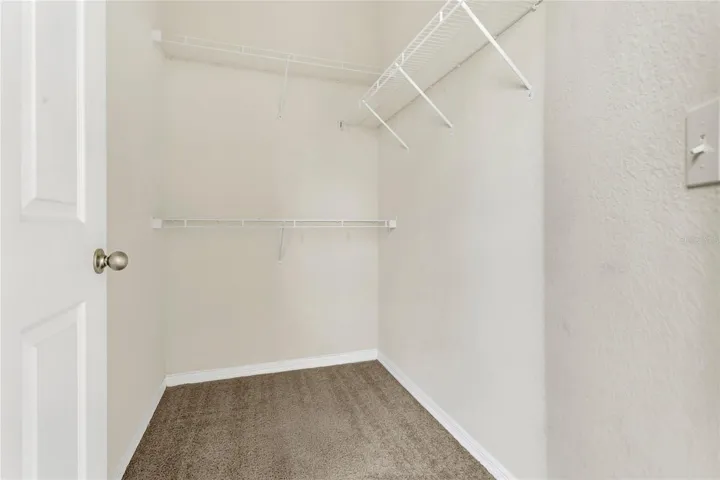 spacious Walk in closet
