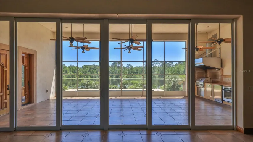 Lake view doors closed