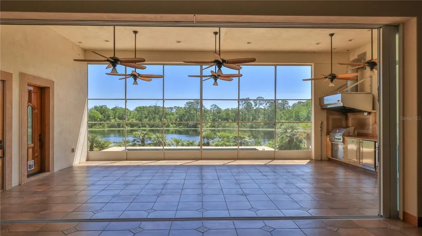 lake view doors open screen closed