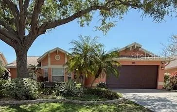 965Westwinds Blvd. in Tarpon Springs is a  beautiful 3/2 home with 2 car garage.