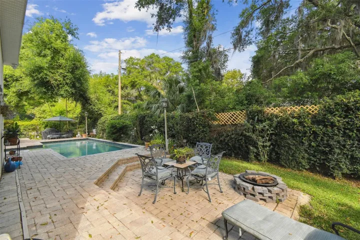 To add more backyard grass area, pavers can easily be removed.