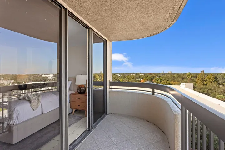 Balcony off primary bedroom